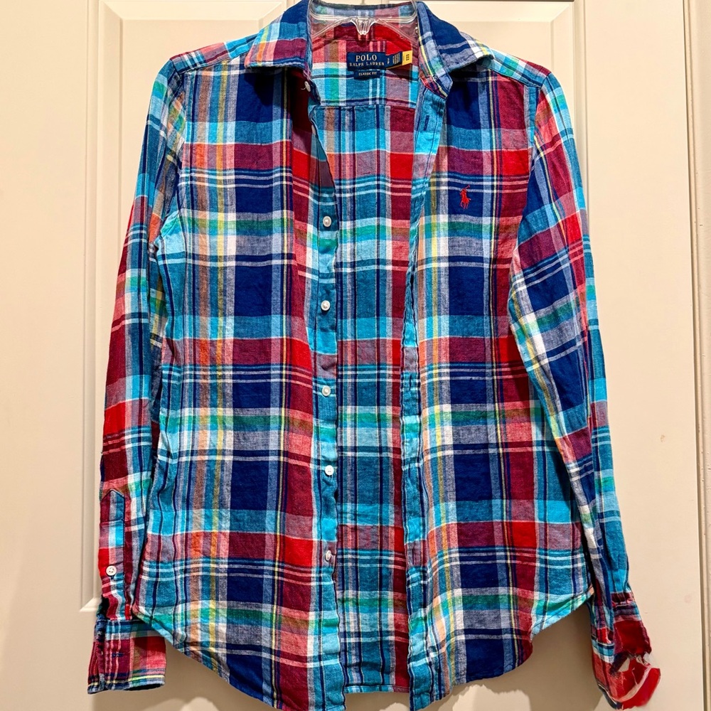 Ralph Lauren Polo, multi color Checkered Shirt